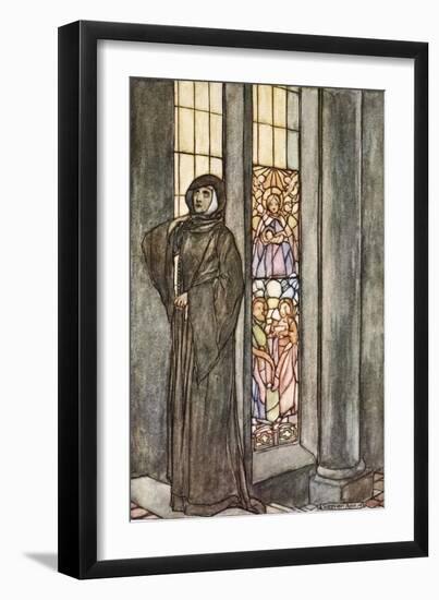 She heard her own name called again and again', c1910-Stephen Reid-Framed Giclee Print