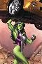 She-Hulk No.2 Cover: She-Hulk-Adi Granov-Lamina Framed Poster