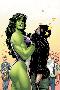 She-Hulk No.38 Cover: She-Hulk-David Williams-Lamina Framed Poster