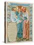 She Is Conducted by Chicago to the World's Fair-Walter Crane-Stretched Canvas
