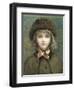 she Is Witty to Talk With' (W/C on Paper)-Helen Jackson-Framed Giclee Print