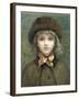 she Is Witty to Talk With' (W/C on Paper)-Helen Jackson-Framed Giclee Print