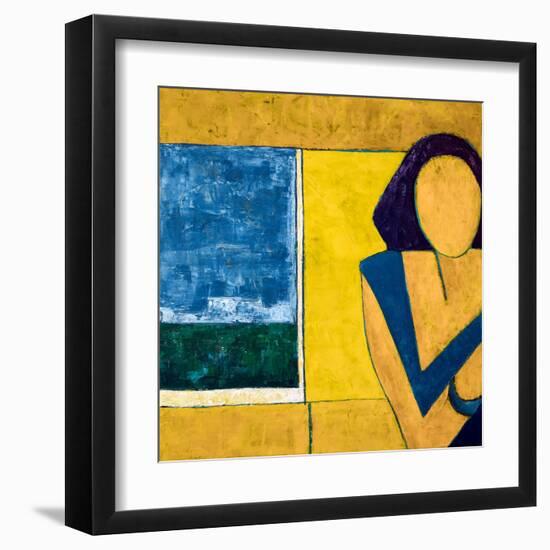 She is-Hyunah Kim-Framed Art Print