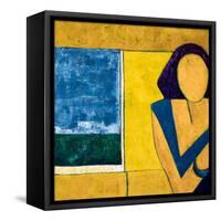 She is-Hyunah Kim-Framed Stretched Canvas