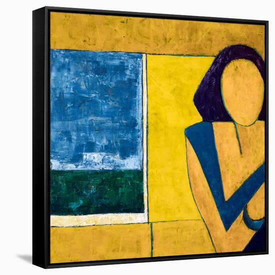 She is-Hyunah Kim-Framed Stretched Canvas