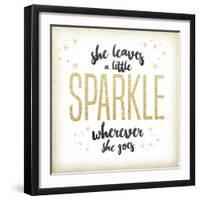 She leaves a sparkle 1-Kimberly Glover-Framed Giclee Print