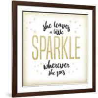 She leaves a sparkle 1-Kimberly Glover-Framed Giclee Print