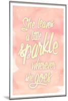 She leaves a sparkle 2-Kimberly Glover-Mounted Giclee Print