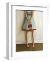 She Liked to Rustle Her Red Crinoline-Janet Hill-Framed Giclee Print