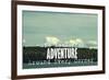 She Looks for Adventure-Vintage Skies-Framed Giclee Print