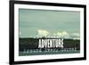 She Looks for Adventure-Vintage Skies-Framed Giclee Print