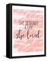 She Loved 1-Kimberly Allen-Framed Stretched Canvas