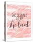 She Loved 1-Kimberly Allen-Stretched Canvas