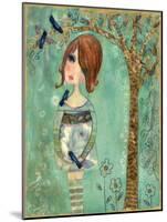 She Loves Birds-Wyanne-Mounted Giclee Print