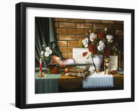 She Loves Me-R.W. Hedge-Framed Giclee Print