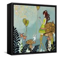 She Loves Nature-Wyanne-Framed Stretched Canvas