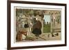 She Made Them Some Broth-John Hassall-Framed Art Print