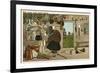 She Made Them Some Broth-John Hassall-Framed Art Print