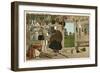 She Made Them Some Broth-John Hassall-Framed Art Print