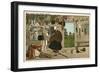 She Made Them Some Broth-John Hassall-Framed Art Print