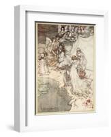 She Never Had So Sweet a Changeling, Illustration from 'Midsummer Nights Dream'-Arthur Rackham-Framed Giclee Print