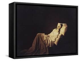 She Never Told Her Love-Henry Peach Robinson-Framed Stretched Canvas