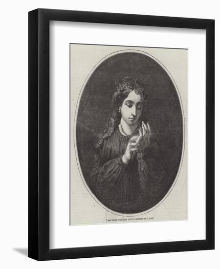 She Never Told Her Love-James Sant-Framed Giclee Print