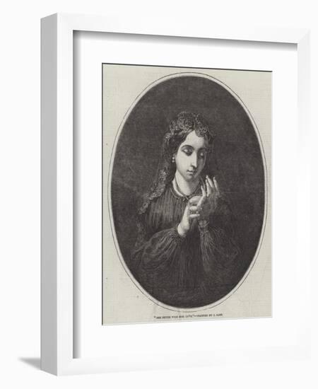 She Never Told Her Love-James Sant-Framed Giclee Print