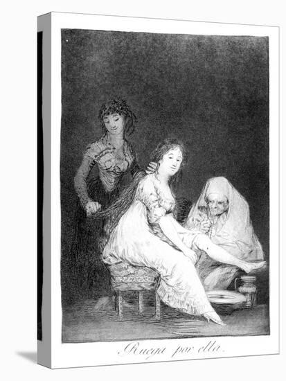 She Prays for Her, 1799-Francisco de Goya-Stretched Canvas