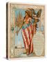 She Prefers Her Independence-Walter Crane-Stretched Canvas