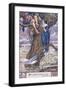 She Pulled Herself Up to a Limb Beside Him.-Charles Edmund Brock-Framed Giclee Print