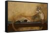 She’s a Cougar-Jan Panico-Framed Stretched Canvas