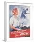 She's a Wow Poster-Adolph Treidler-Framed Giclee Print