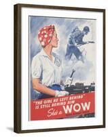 She's a Wow Poster-Adolph Treidler-Framed Giclee Print