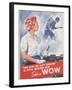 She's a Wow Poster-Adolph Treidler-Framed Giclee Print