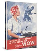 She's a Wow Poster-Adolph Treidler-Stretched Canvas