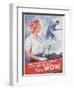 She's a Wow Poster-Adolph Treidler-Framed Giclee Print