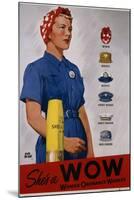 She's a Wow Poster-Adolph Treidler-Mounted Giclee Print