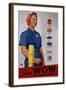 She's a Wow Poster-Adolph Treidler-Framed Giclee Print