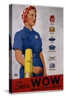 She's a Wow Poster-Adolph Treidler-Stretched Canvas