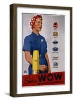 She's a Wow Poster-Adolph Treidler-Framed Giclee Print