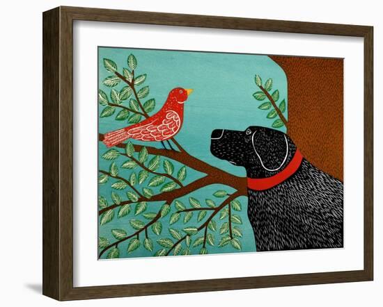 She Sings A Lovely Song Black-Stephen Huneck-Framed Giclee Print