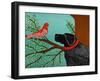 She Sings A Lovely Song Black-Stephen Huneck-Framed Giclee Print