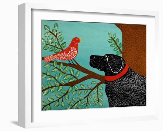 She Sings A Lovely Song Black-Stephen Huneck-Framed Giclee Print