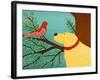 She Sings A Lovely Song Yellow-Stephen Huneck-Framed Giclee Print