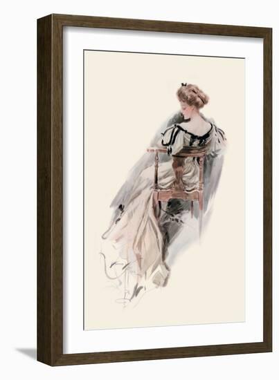 She Sports a Witching Gown-Harrison Fisher-Framed Art Print