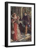 She Staggered Back, and Turned as Pale as Death, and Put Her Hands before Her Face-Henry Justice Ford-Framed Giclee Print