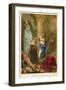 She Summons up the Spirit of Samuel at Saul's Request-Mampi-Framed Art Print