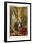 She Summons up the Spirit of Samuel at Saul's Request-Mampi-Framed Art Print