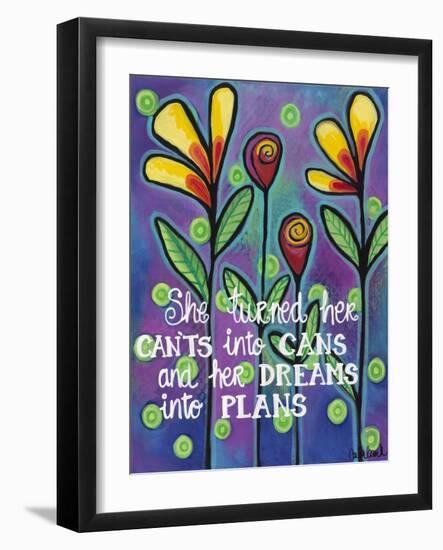 She Turned-Carla Bank-Framed Giclee Print